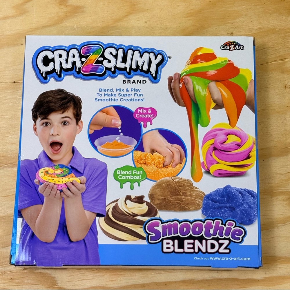 Cra-Z-Slimy Smoothie Blendz Slime Kit – 12 Fun Colors DIY Slime Set (Ages 6+) - Picture 7 of 8